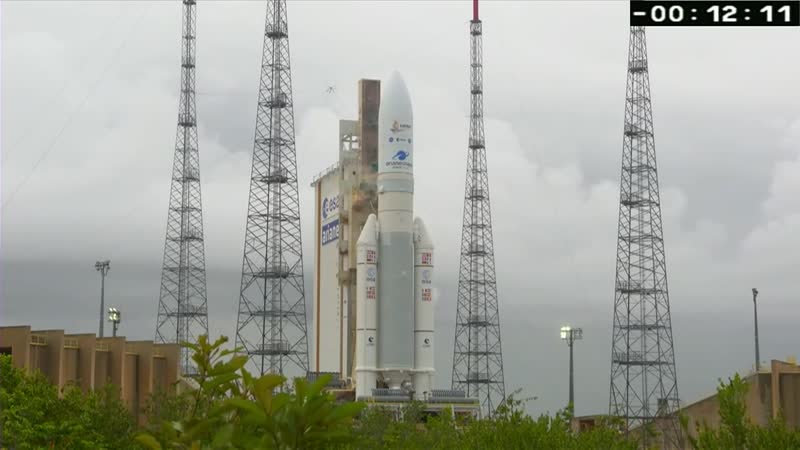 Launch of the James Webb Space Telescope on an Ariane 5 rocket from the Guiana Space Center in Kourou, French Guiana